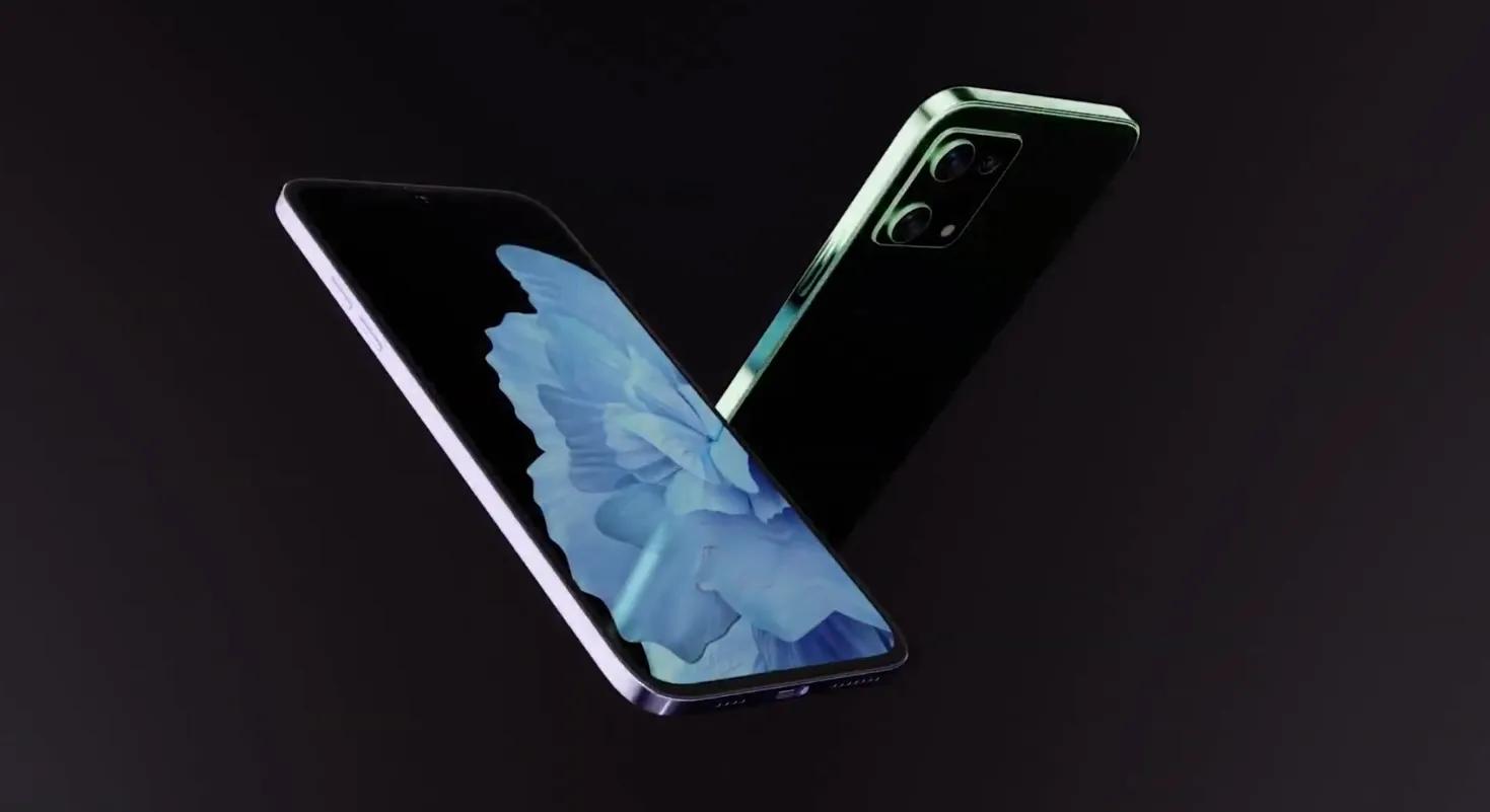 vivo X80mini概念图：超级下巴+天玑8100，符合真香定律