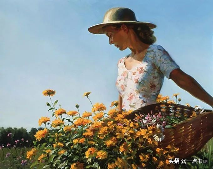 阳光下的油画世界，光影一流