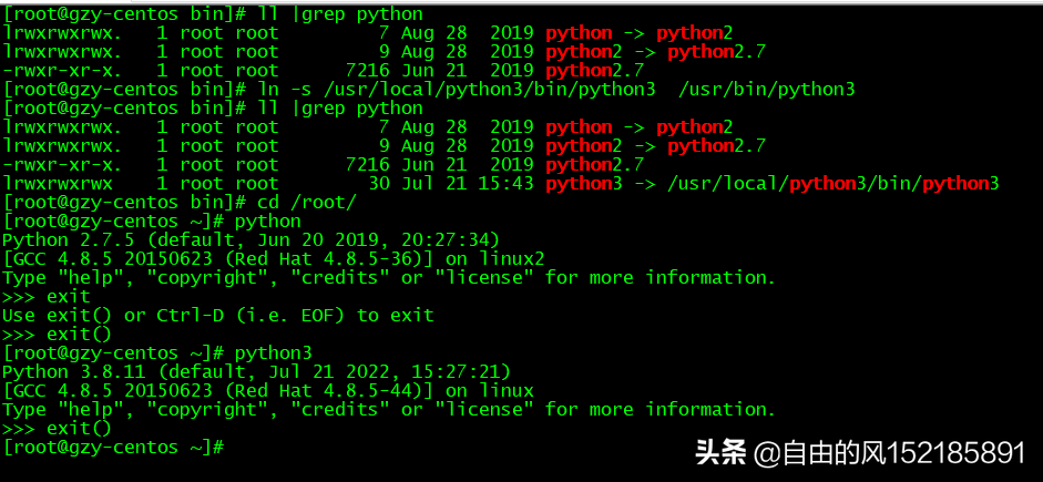 Linux CentOS服务器安装Python3.8环境