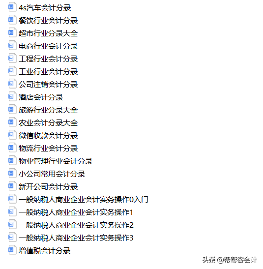 全行业会计分录：超市、电商、建筑、工业、餐饮、旅游（超详细）