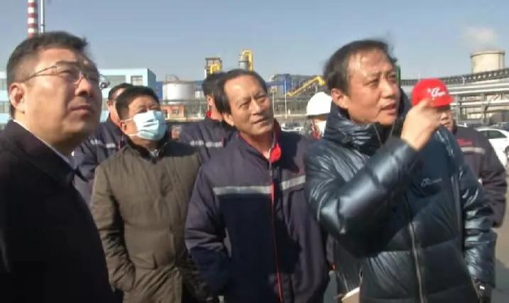 安阳市政府副市长王新亭一行到河南顺成集团调研绿色甲醇项目