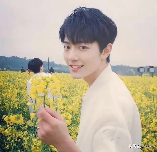 桃桃的一组生图,肖战的眼睛真好看,灵气逼人鲜花与少年绝配