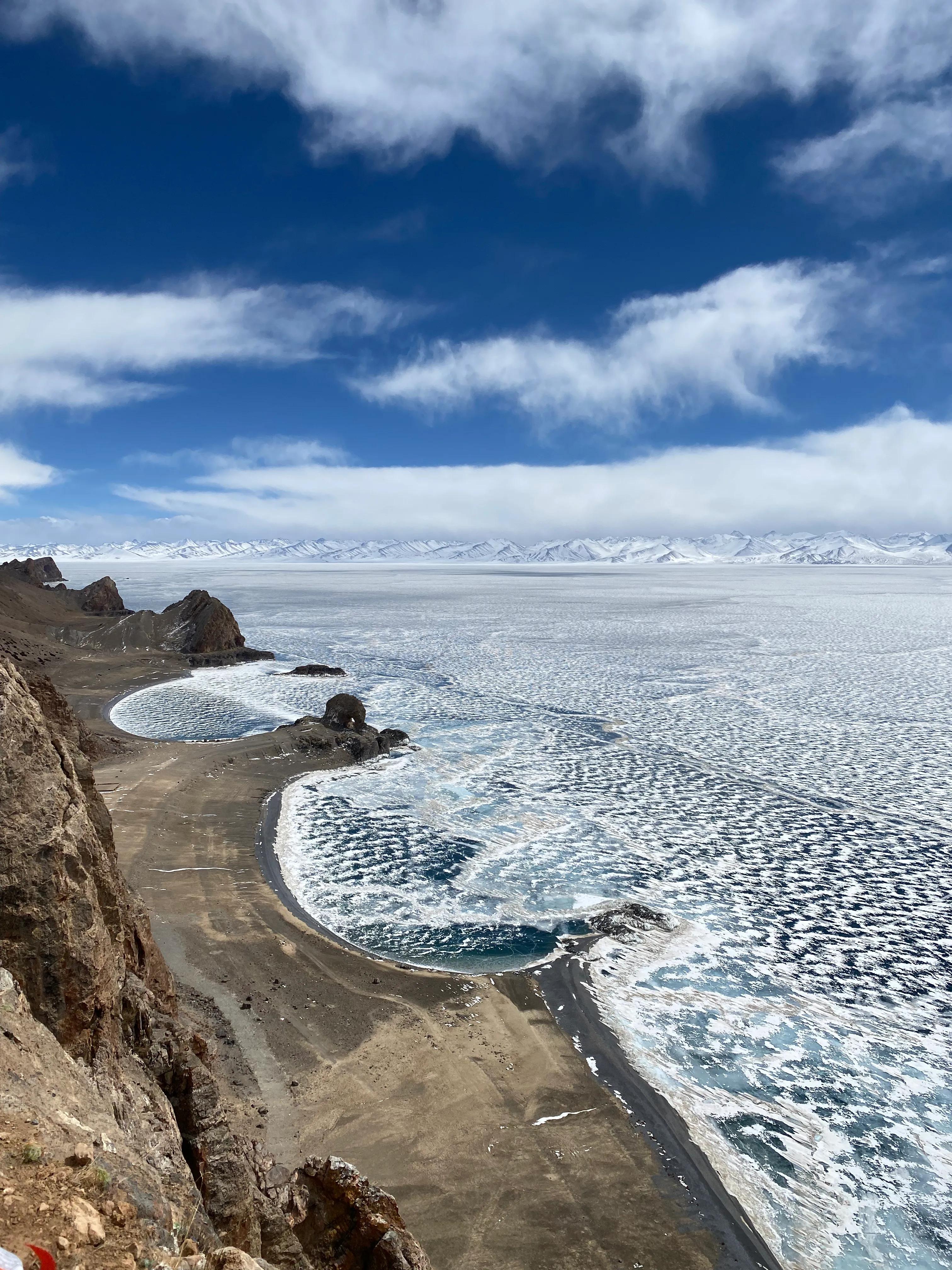 蓝冰纳木错，才是真正的盛世美颜
