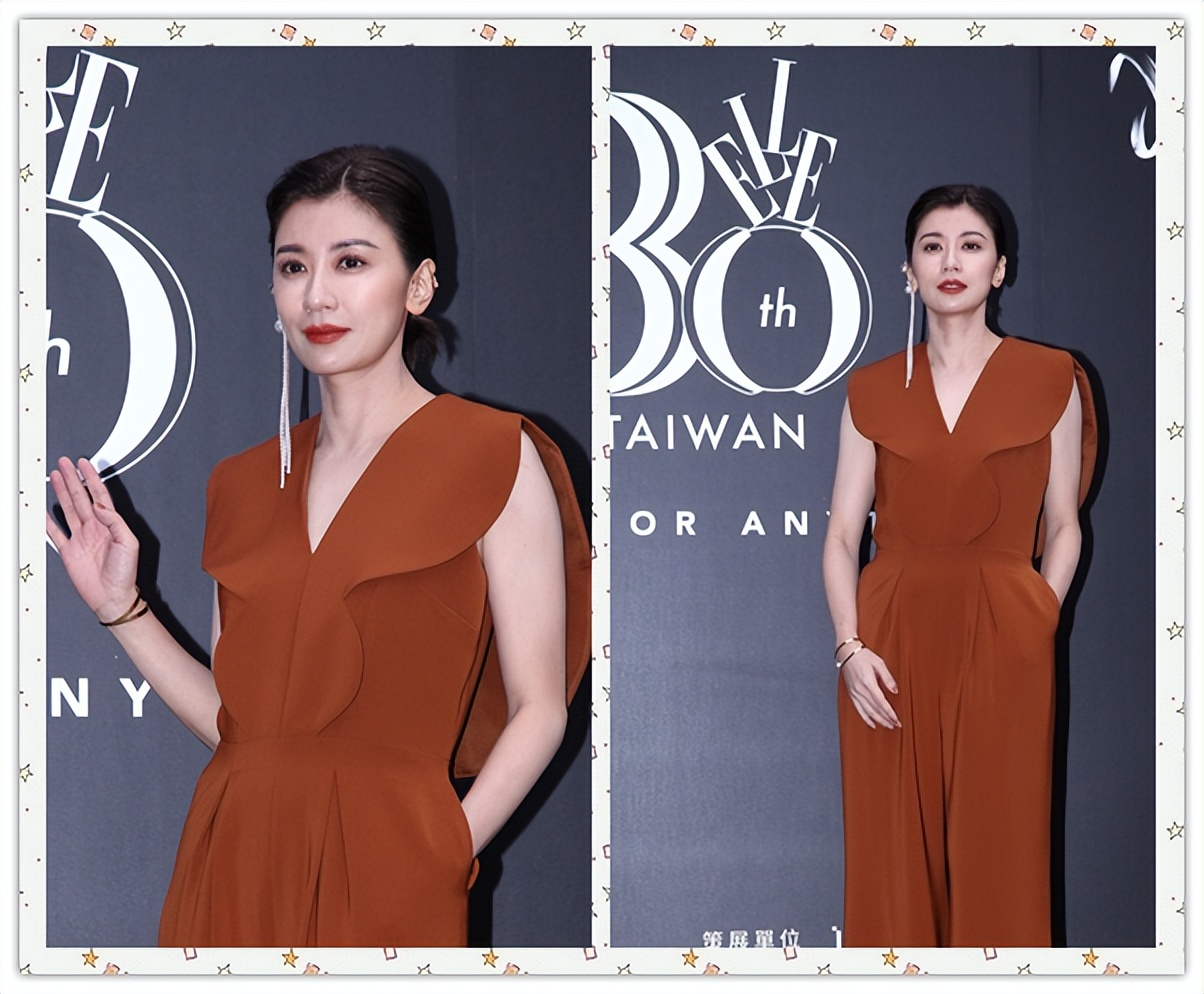 贾静雯好适合复古风服装，又优雅又高端的美，越看越有气势