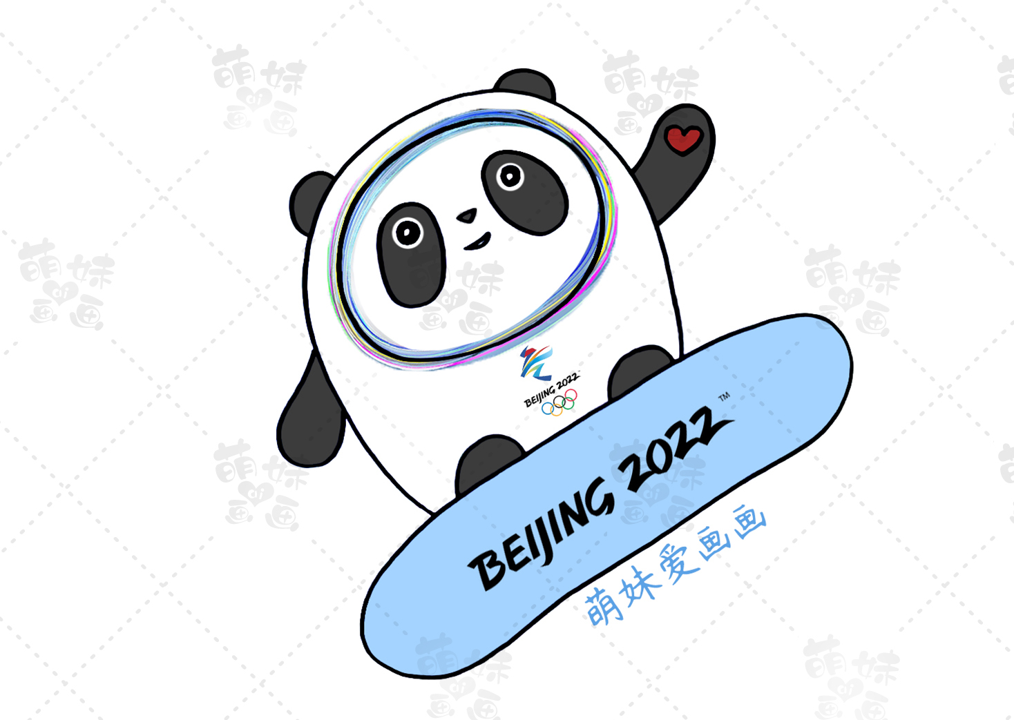 奥运会有什么项目简笔画(简单漂亮的2022北京冬奥会手抄报及简笔画合集，含文字内容)