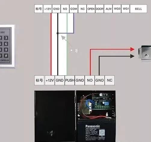 各种门禁系统接线