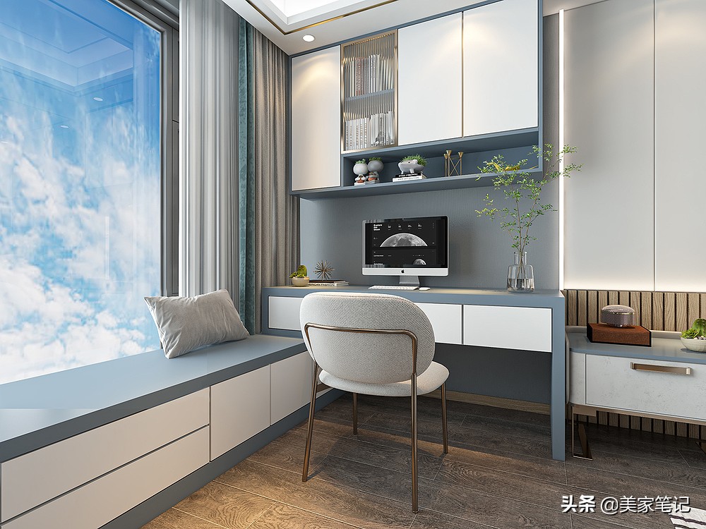 140㎡坚持装新中式，搭配轻奢调，古典与现代结合，高雅又大气