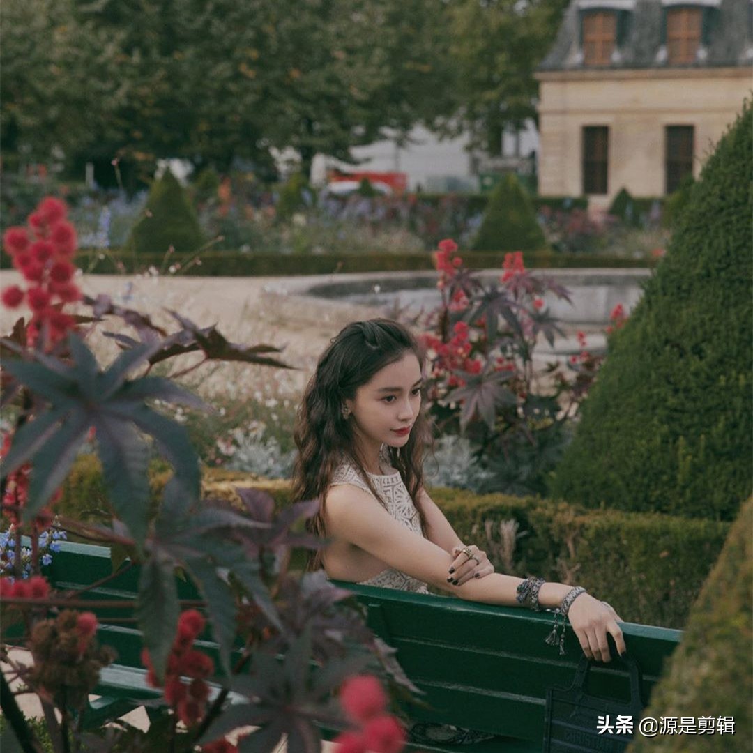 杨颖angelababy宛如孔雀起舞般的美丽