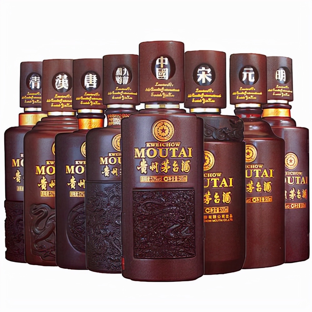 6瓶带龙的茅台酒,一瓶更比一瓶贵