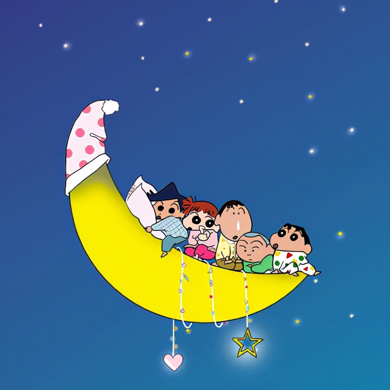 超可爱的蜡笔小新朋友圈背景图