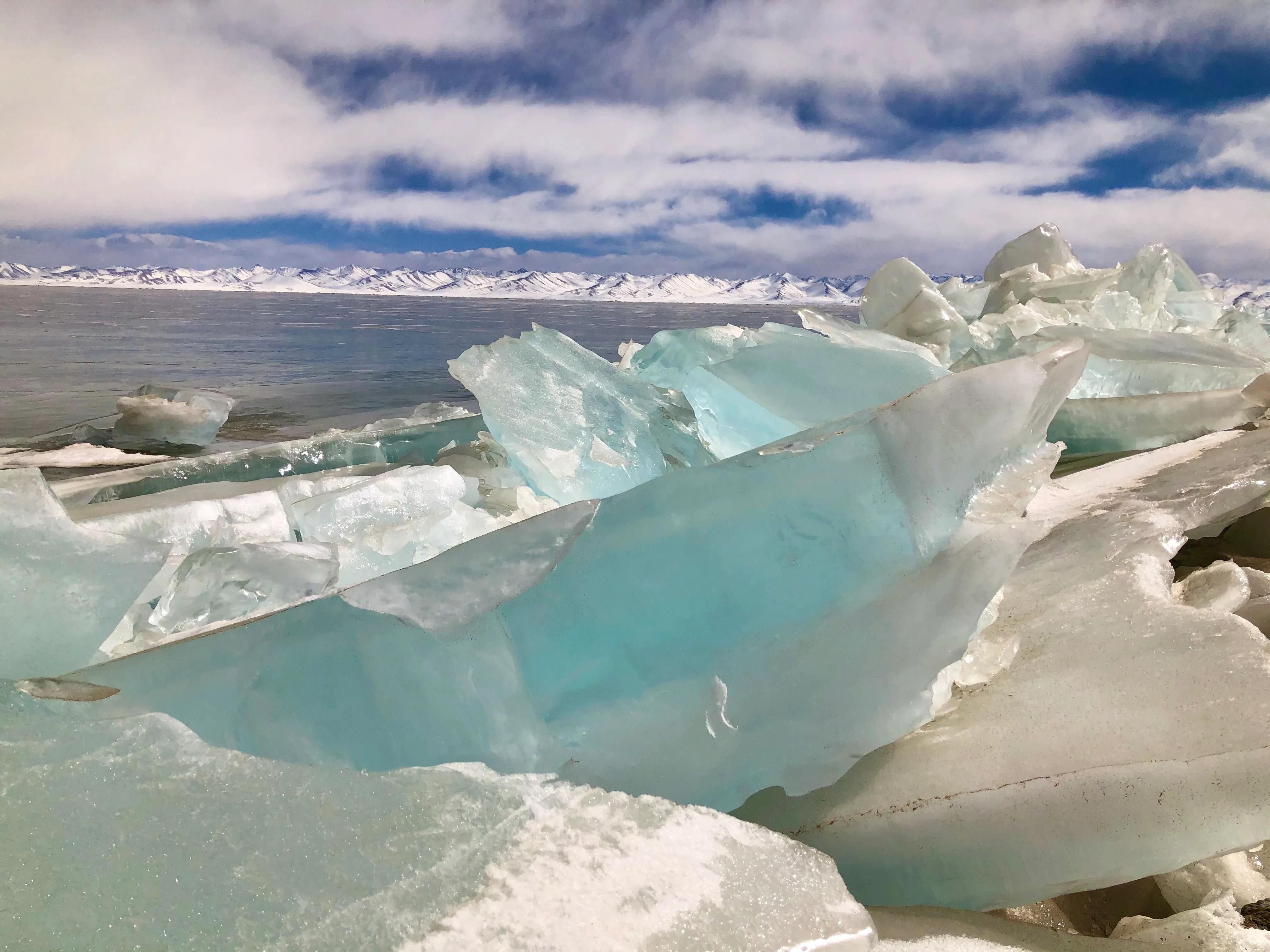 蓝冰纳木错，才是真正的盛世美颜