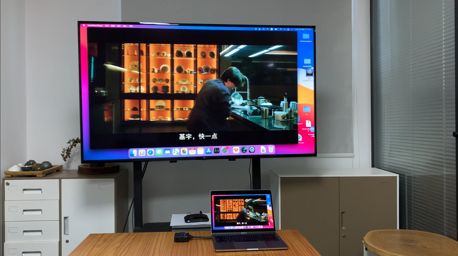 教你如何使用无线投屏器,电脑/手机连接电视显示器,投影仪