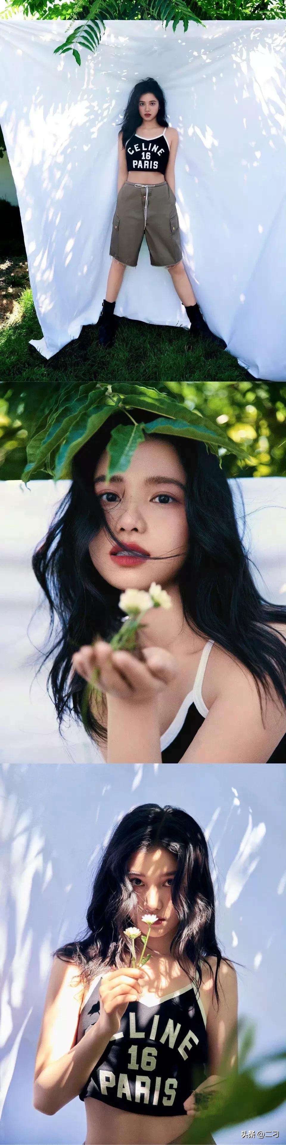 张婧仪 ​​​卷发造型真的好配