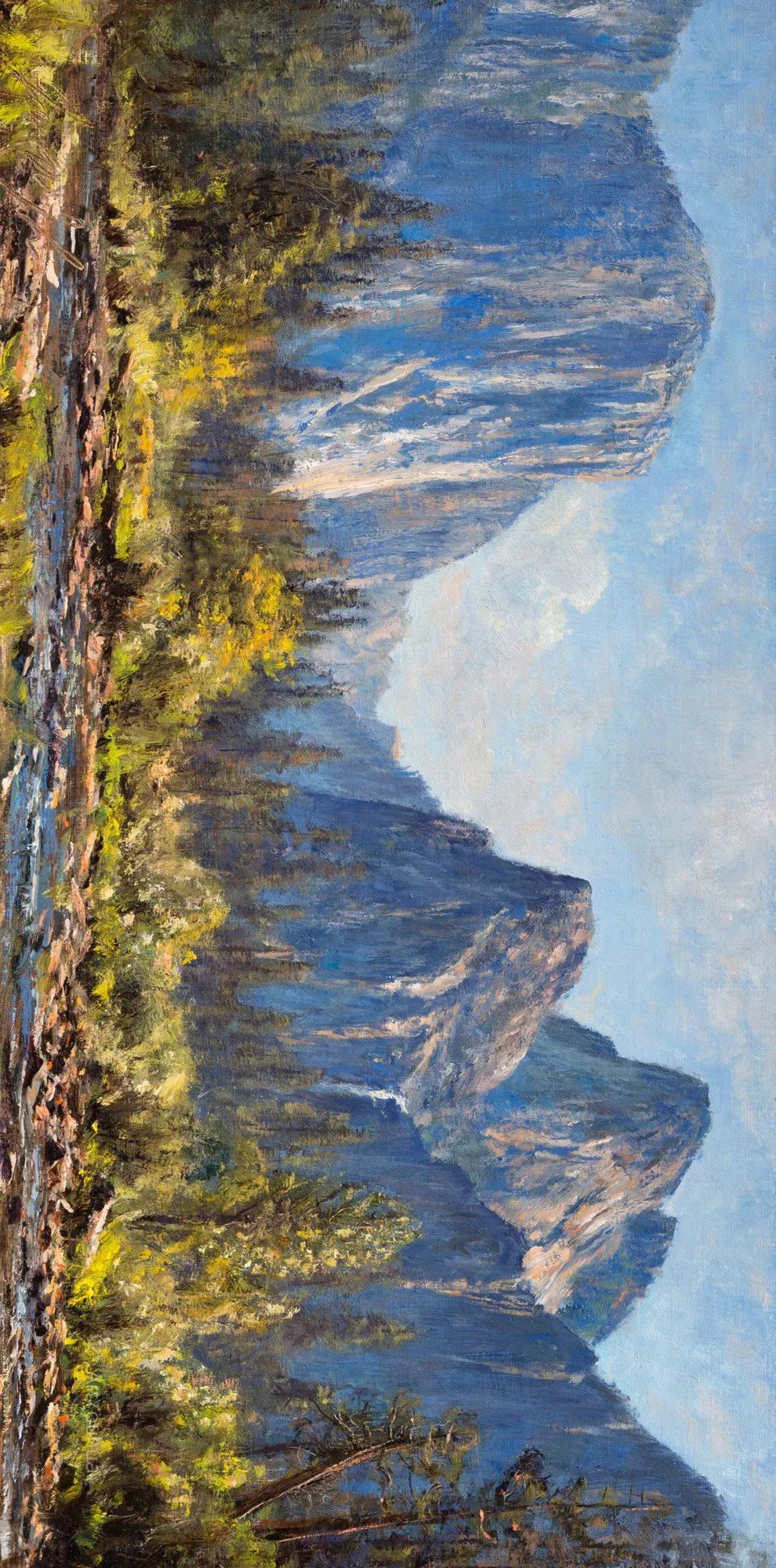 这位美国画家的风景油画,壮丽惊奇,太美了