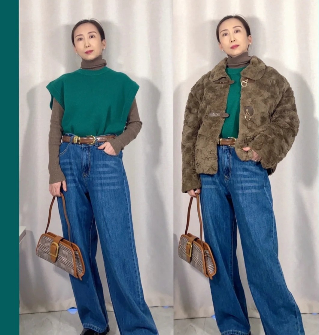 年龄大不是借口，衣服搭配好照样年轻漂亮，这位博主的穿搭学一下