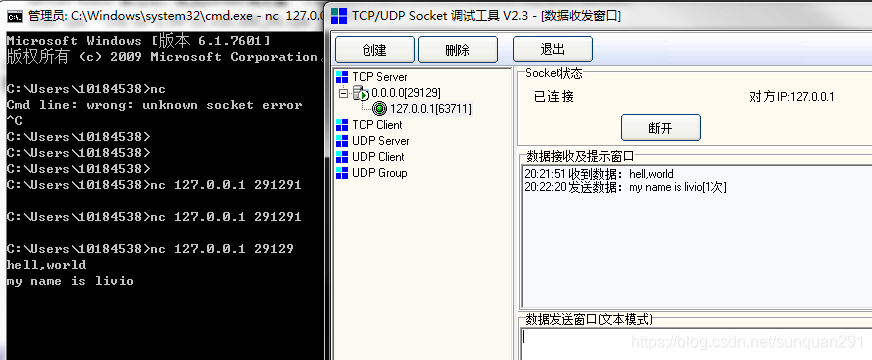 极简网络的测试工具netcat