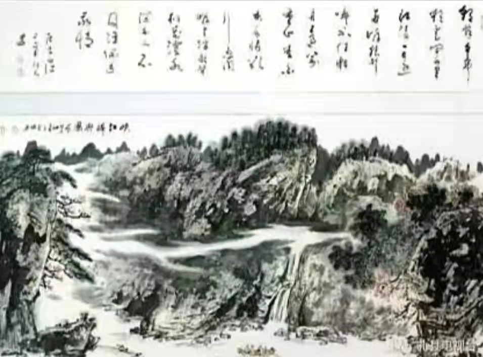 铁道兵美术组罗金宝国画、书法作品欣赏 作者/铁八师 罗金保