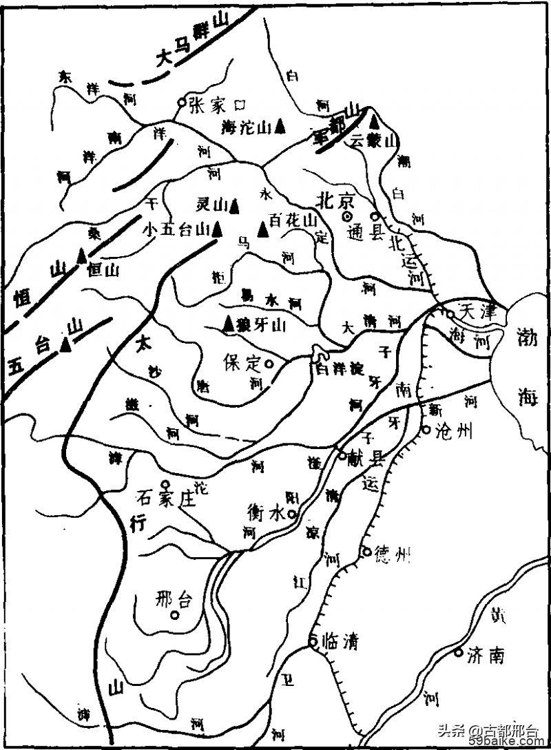 河北滏阳河地图图片