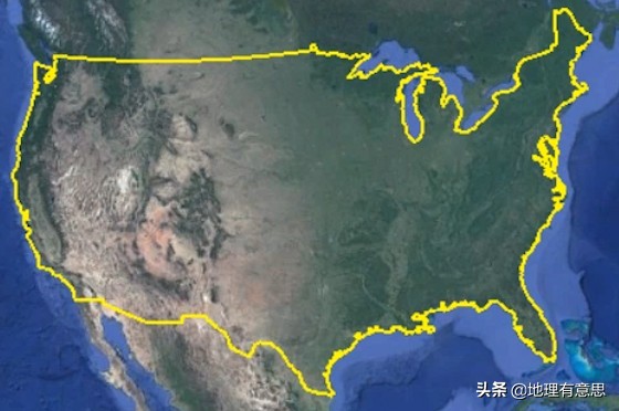 美国面积(美国国土面积是如何计算的，为什么忽大忽小？到底有没有中国大？)