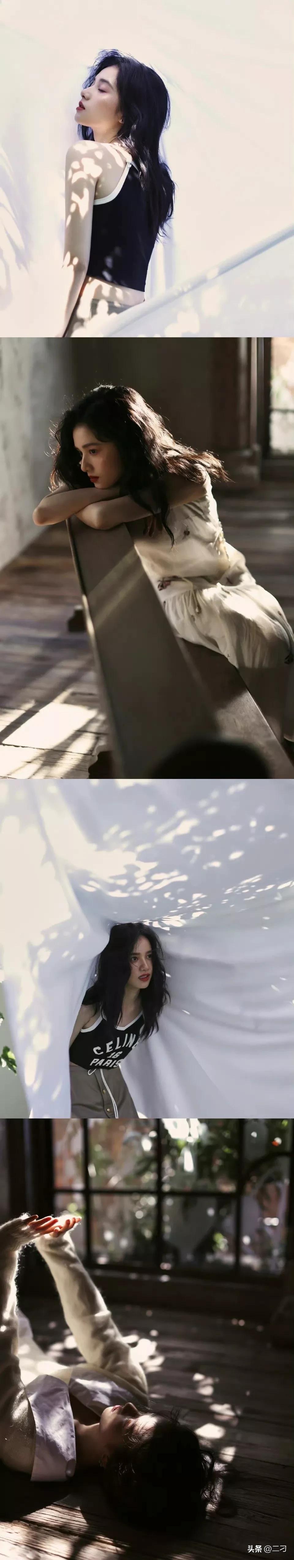 张婧仪 ​​​卷发造型真的好配