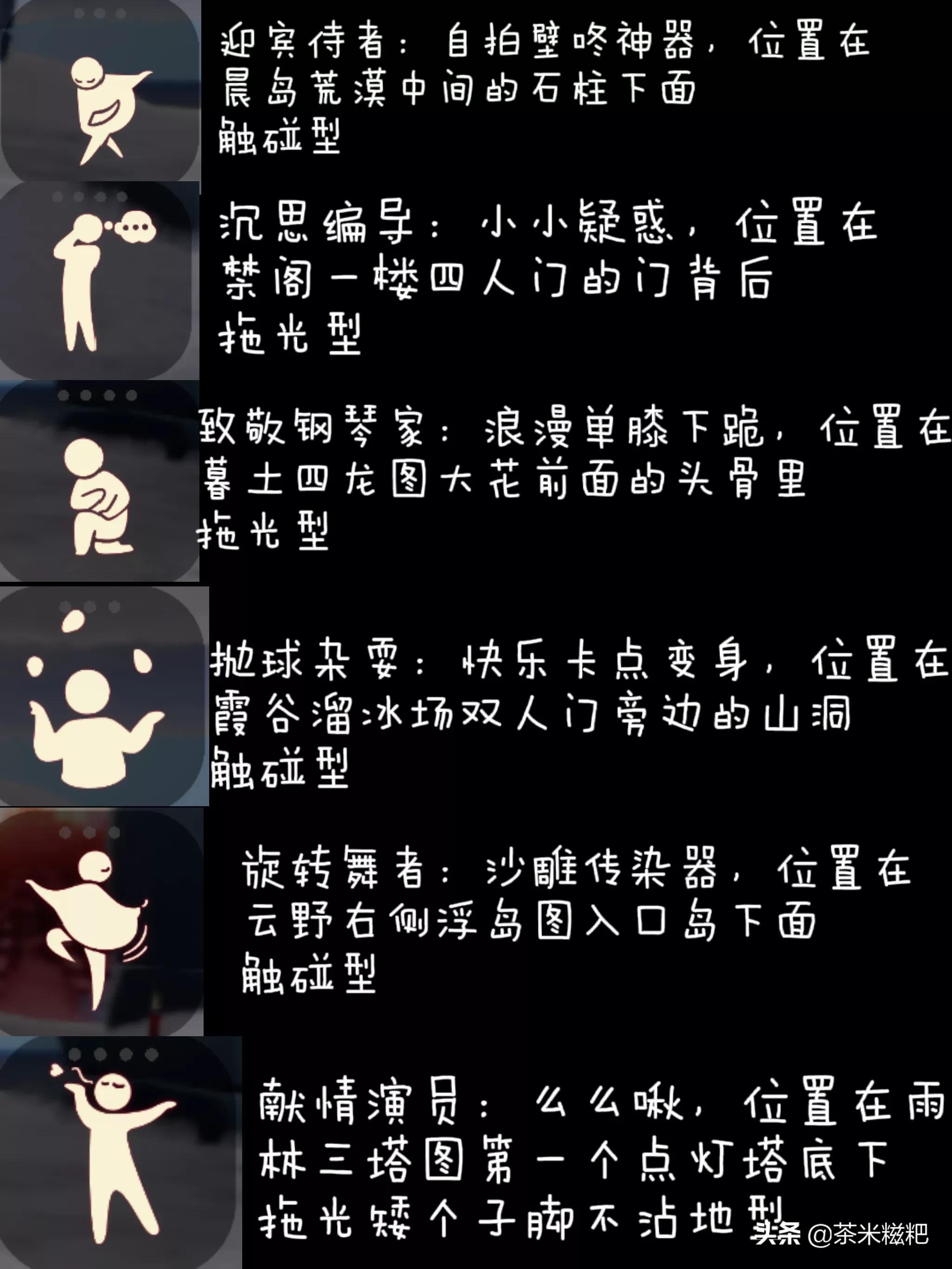 sky光遇全季节先祖位置