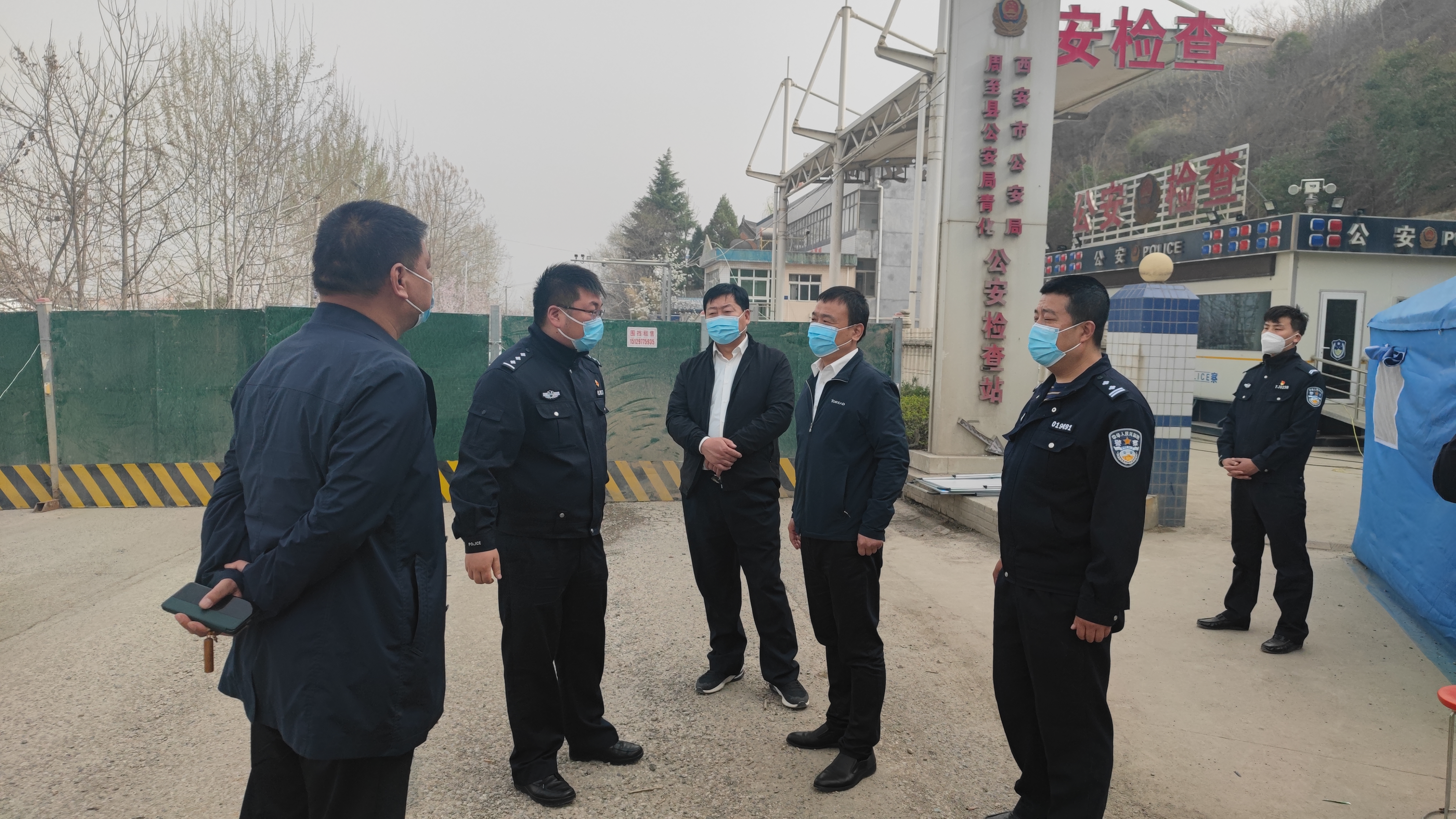 周至法院代院长马春哲深入青化镇督导疫情防控工作