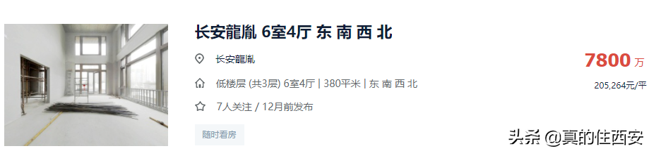 中大国际靠边站？西安这些顶级豪宅，二手房价格太“惊人”...