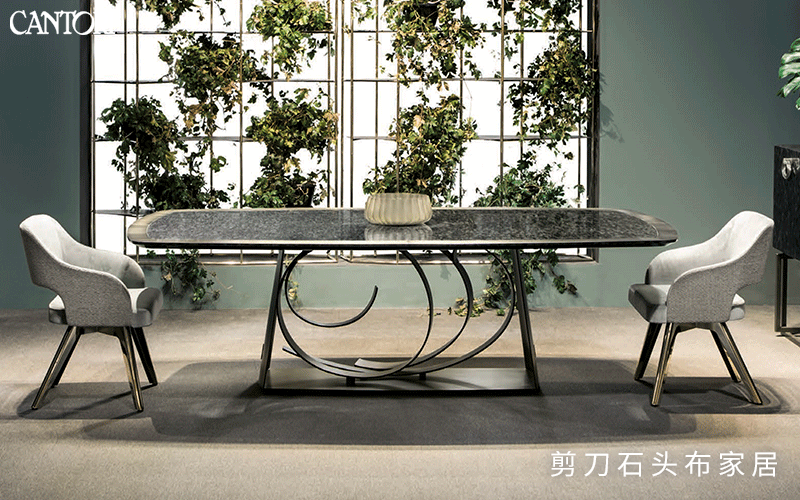 CANTORI意式輕奢餐桌，藝術(shù)品般的進(jìn)口家具