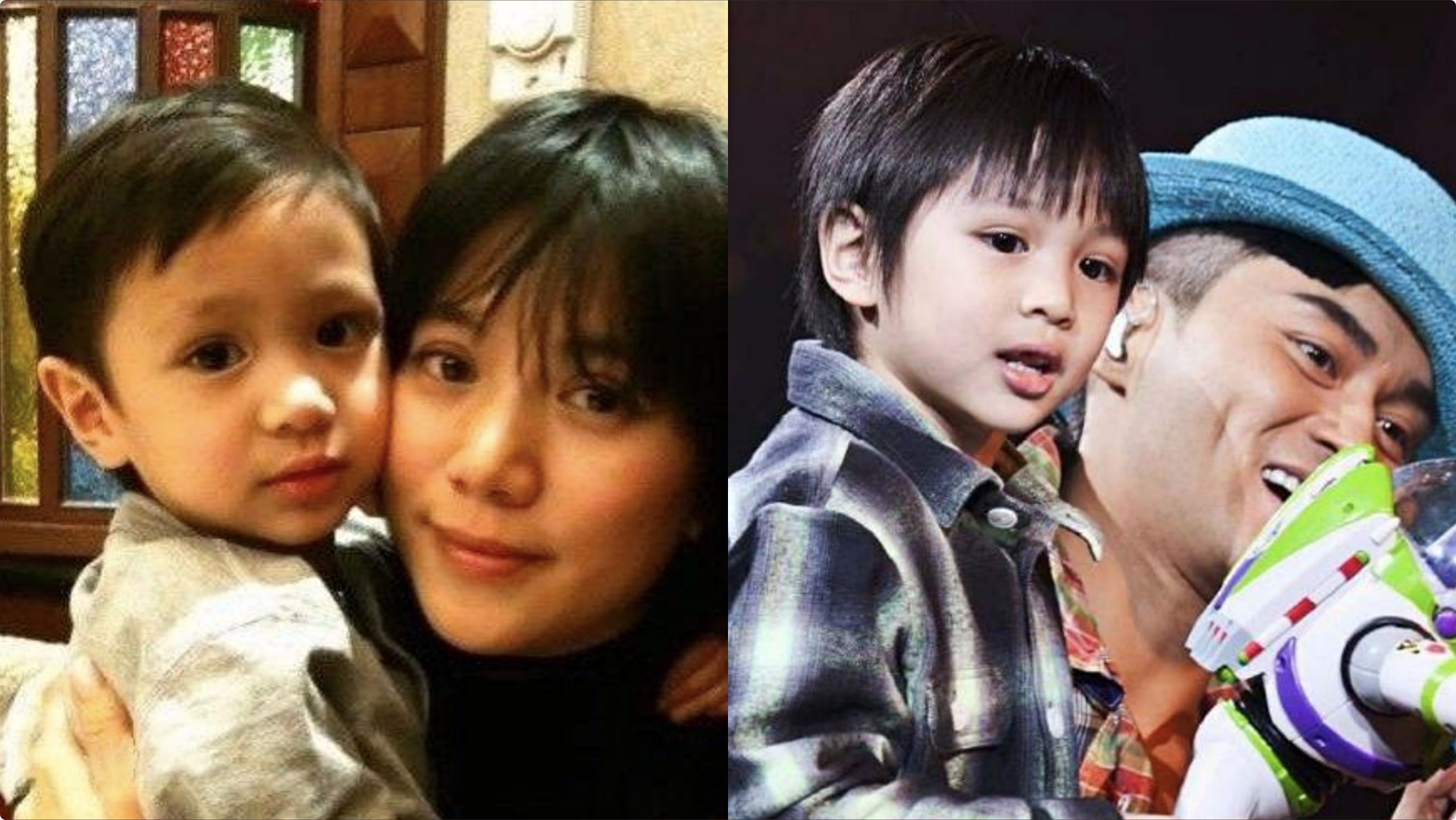 张智霖儿子晒撸猫日常，魔童眼神温柔颜值高，费曼留言梦幻联动