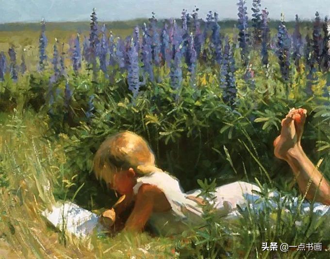 阳光下的油画世界，光影一流
