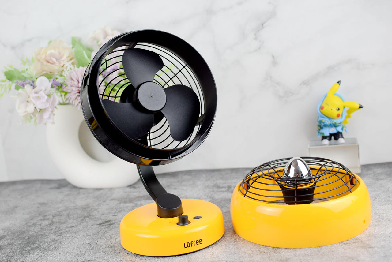 颜值即正义，Lofree洛斐有范S桌面风扇焦点配色+边角置物套装体验