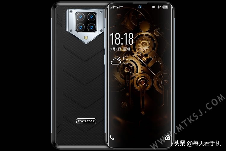 朵唯搞了款1万毫安大电池手机，售999元，有8+128G内存和侧面指纹