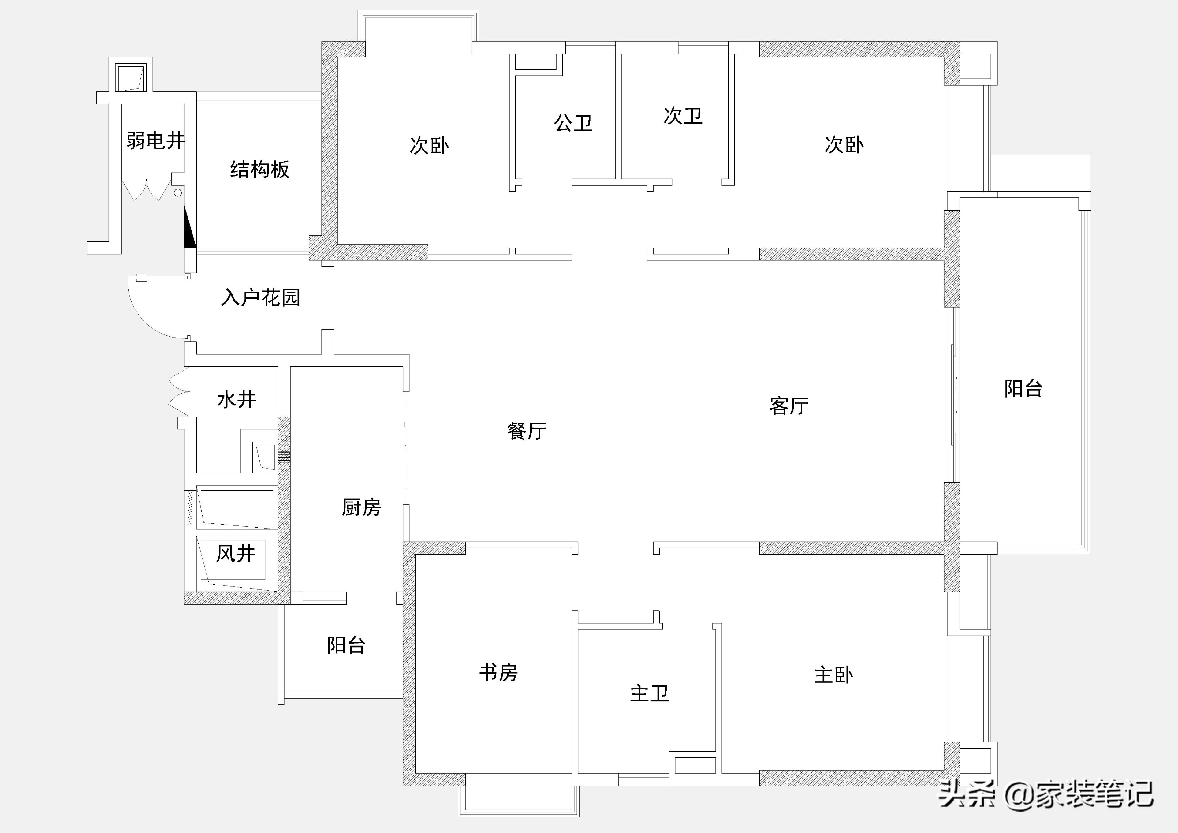 看这套160㎡大平层，发现新中式真的越看越好看，真的不容易过时
