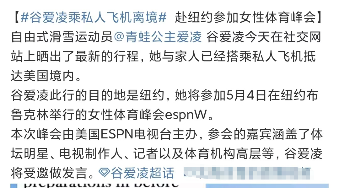 私人飞机离境、被喷“双面人”：捞金19枚，谷爱凌被网暴得好狠 第33张