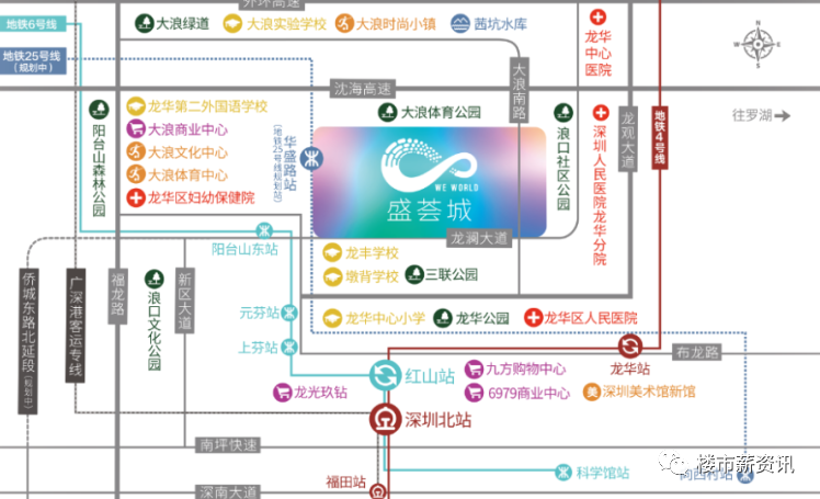 深圳北龙华大浪71-89平2-3房，配套成熟，到福田南山方便