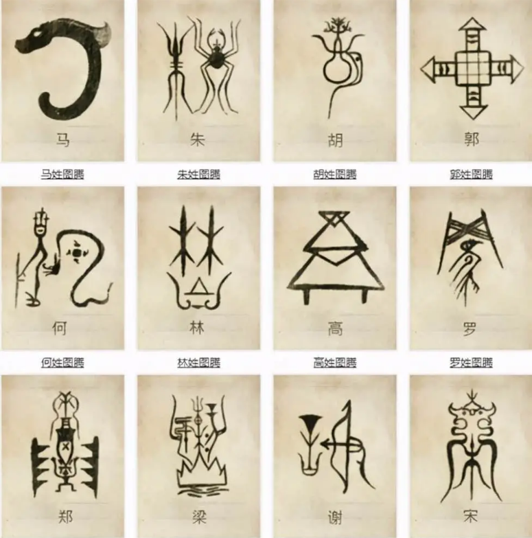 有学者认为,古老的姓氏都来源于图腾