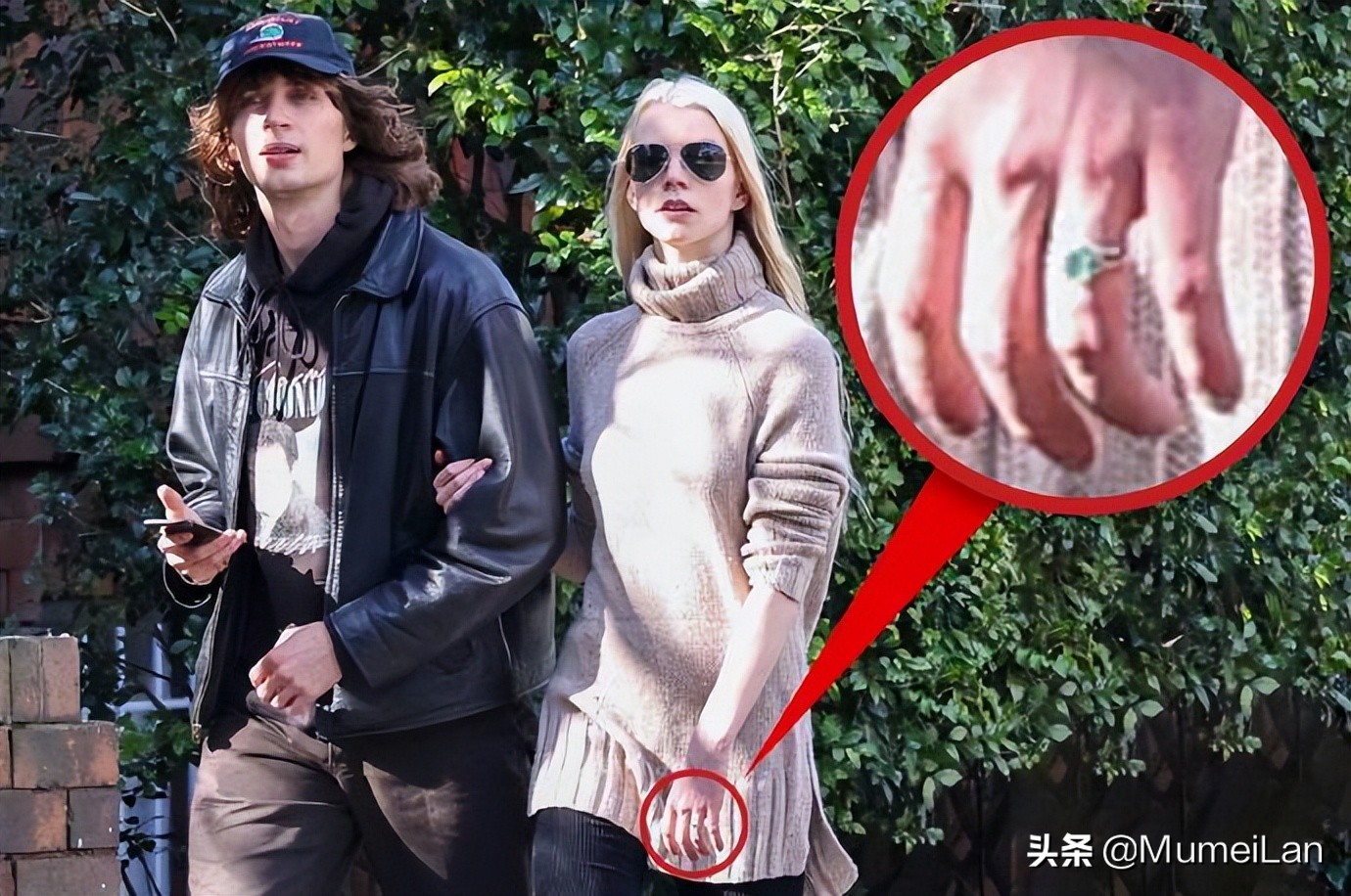 Anya Taylor-Joy和男友Malcom McRae已秘密结婚了，俩人举办了婚礼