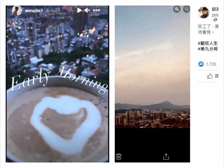 许玮甯晒与邱泽合影秀钻戒官宣结婚，三天前领证，自曝还没有怀孕