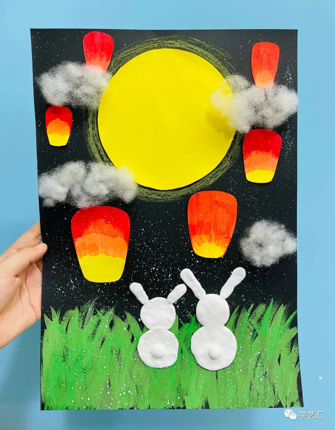 儿童画创作必备素材——42张儿童画，配色漂亮，造型简单