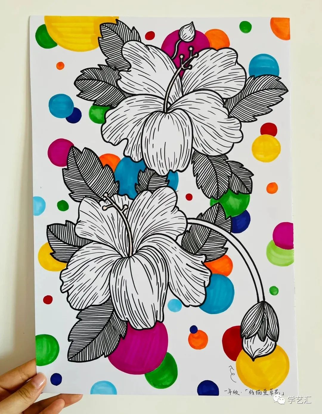 儿童画创作必备素材——42张儿童画，配色漂亮，造型简单