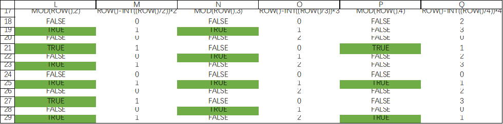 Excel函数制作周历（计划历）