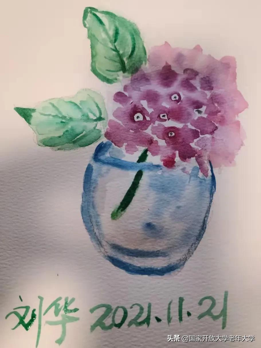 在校园·良作 | 水彩让我们的青春重新绽放——水彩画初级班学员作品
