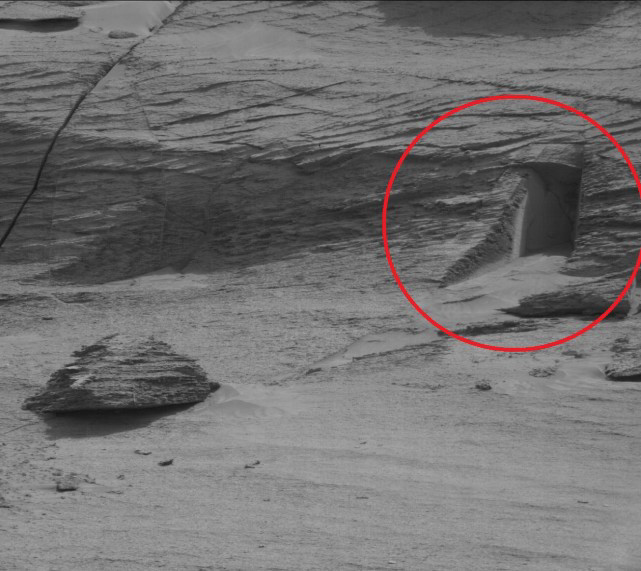 火星上发现“石门”？看起来像人造结构，NASA：好奇号火星车拍摄