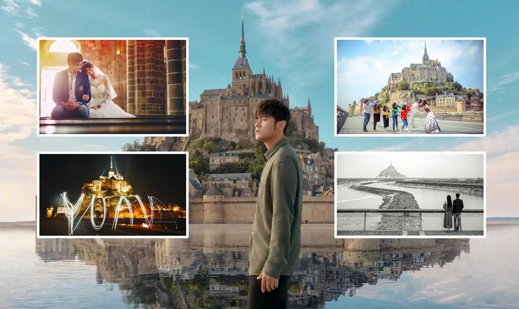 抱歉蹭热，看到周杰伦新专辑封面，回忆在圣米歇尔山的旅拍照片