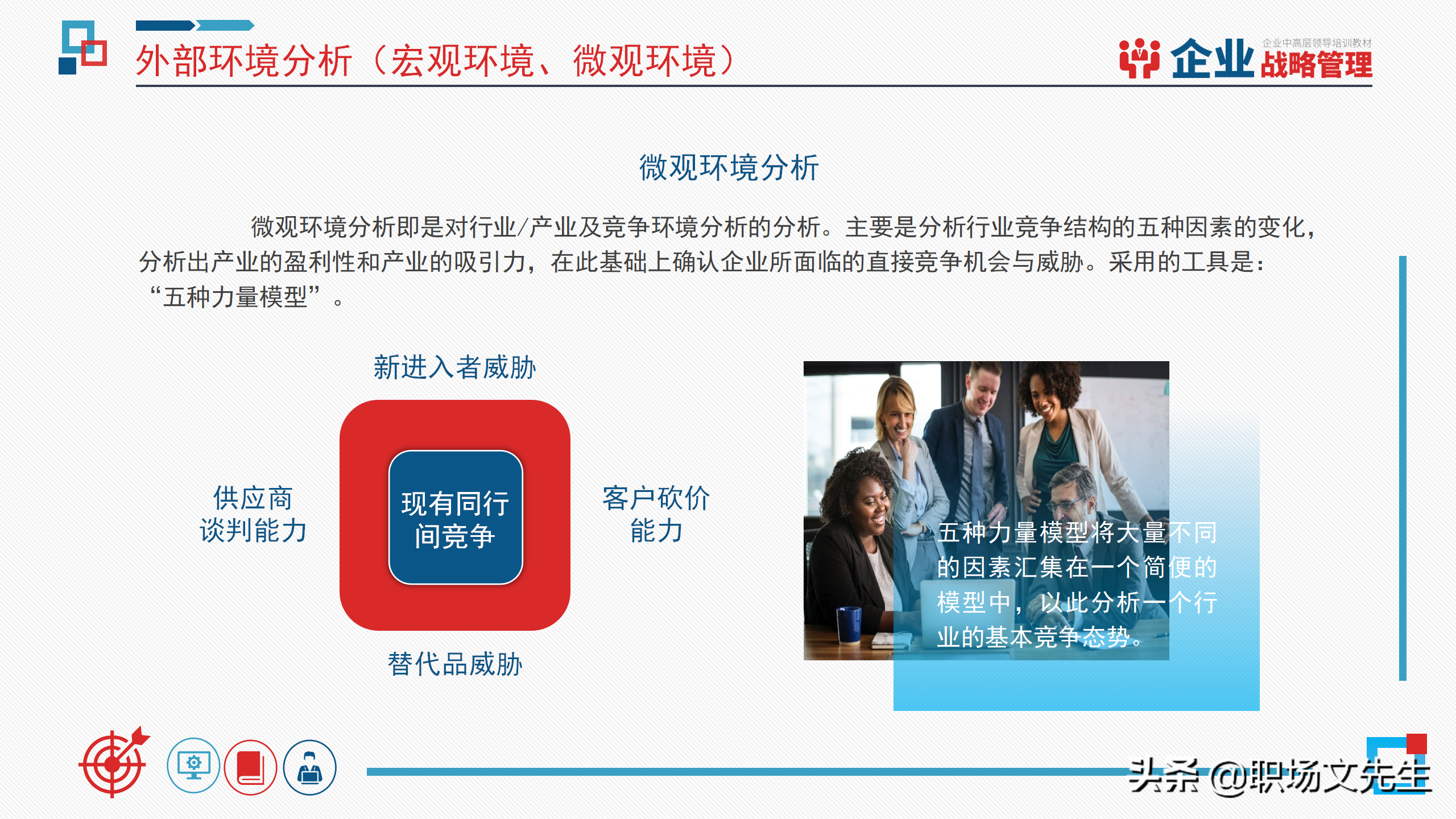 企业中高层领导培训教材，40页企业战略管理培训，战略管理过程