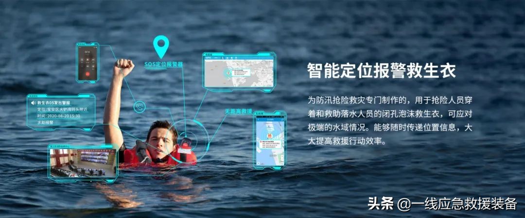 智能定位报警救生衣——北斗+物联网设计理念，落水即报警