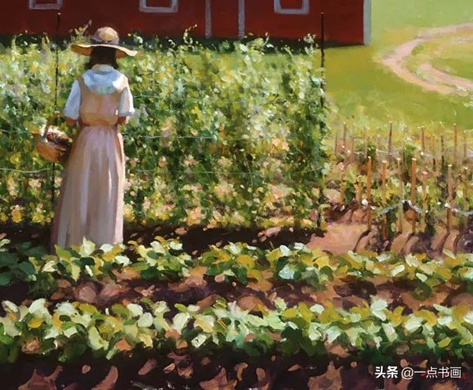 阳光下的油画世界，光影一流