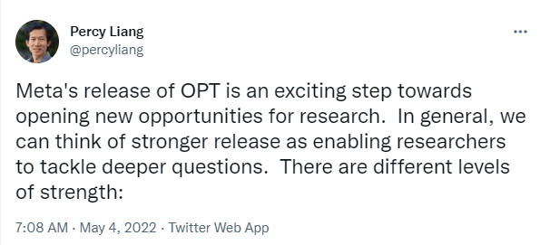 Meta开源1750亿参数GPT-3,打脸OpenAI?网友点评:GPT-4都要来了