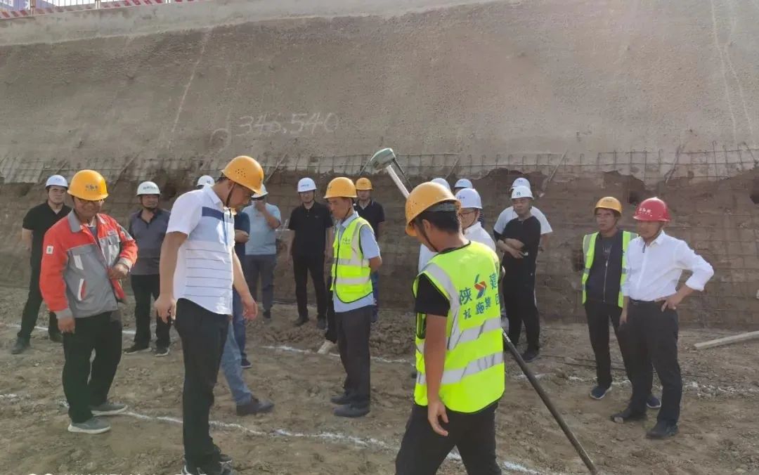 渭南市人民医院建设项目一期门急诊综合楼工程基槽验收顺利通过