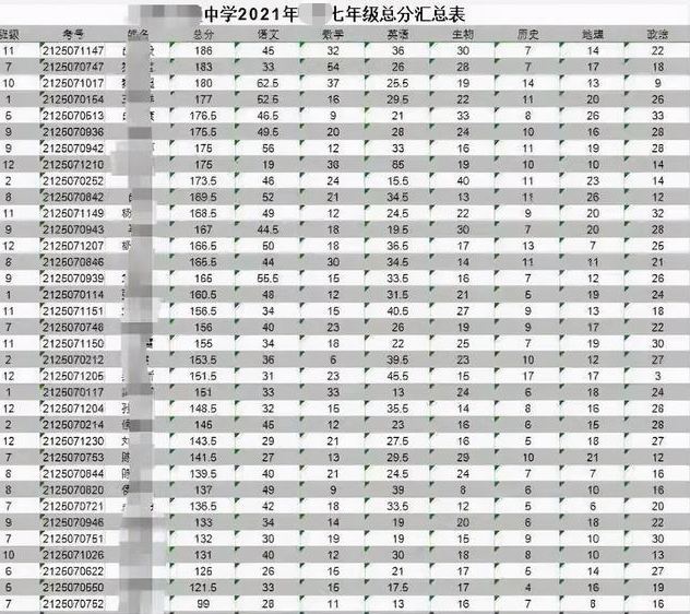 乡镇中学“成绩单”引热议，7门科目总分不到200，学生该何去何从